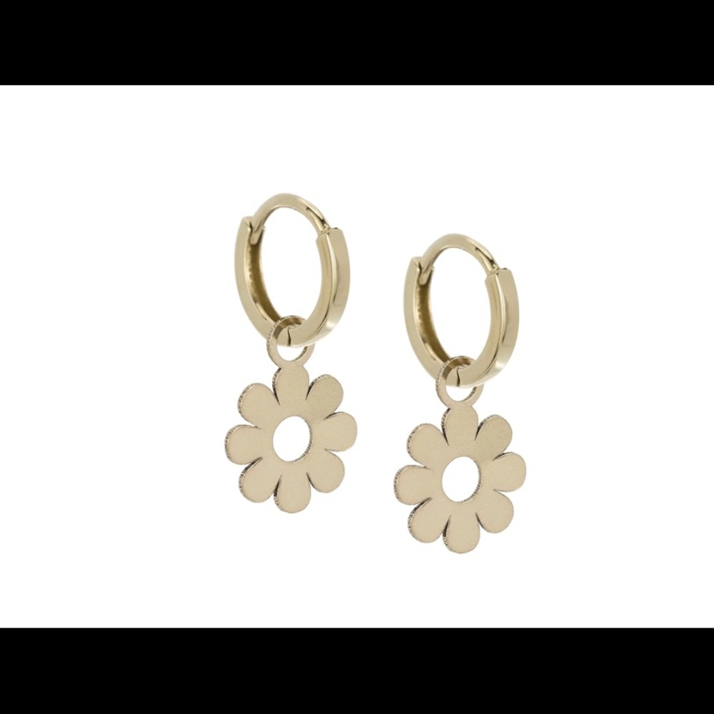 Ariel Gordon Charming Hoops Daisy Earrings